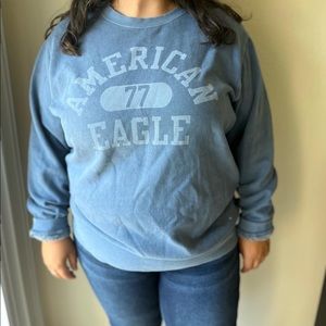 Blue American Eagle Crewneck!!